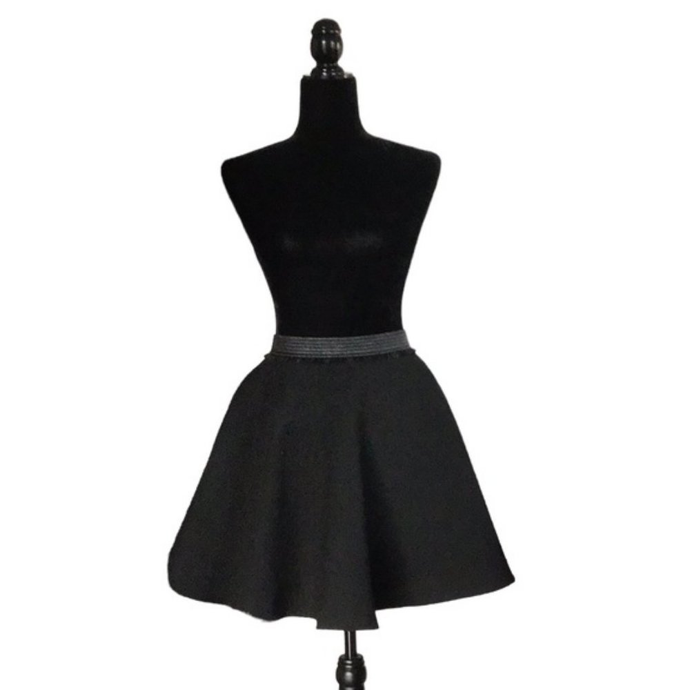 Rudsak Geny Black Skater With Pockets Skirt, size S